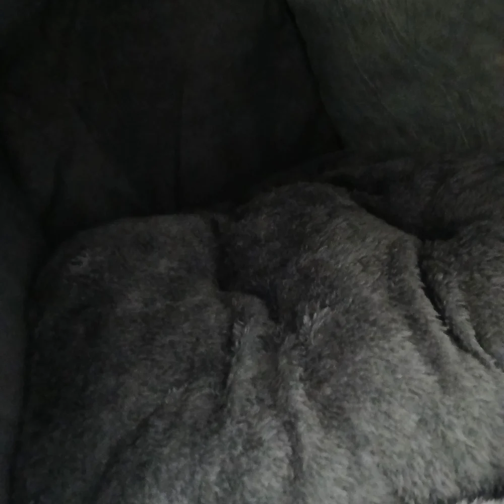 Cozy Gray Pet Dog Bed Xl Washable Indoor Dog House